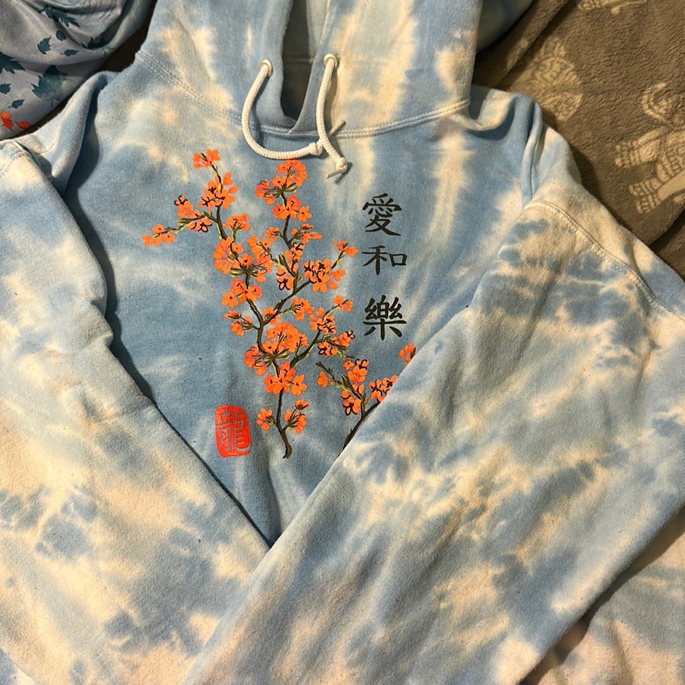 Japanese cherry blossom sweatshirt